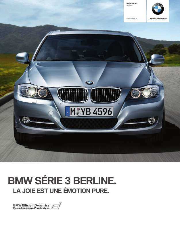manuel dutilisation bmw série 3 en français