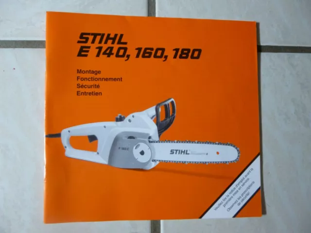 manuel utilisation tronconneuse stihl