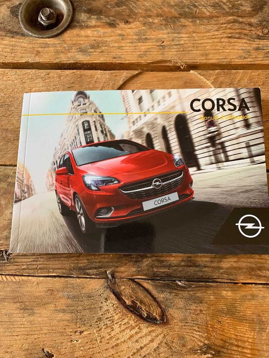 opel corsa manuel dutilisation