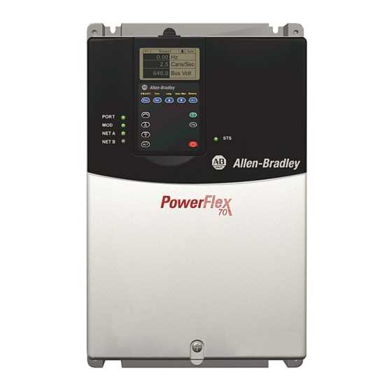 powerflex 70 manuel utilisateur