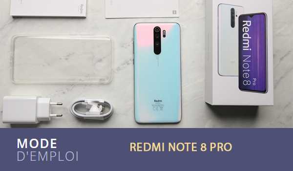 redmi note 8 pro manuel dutilisation