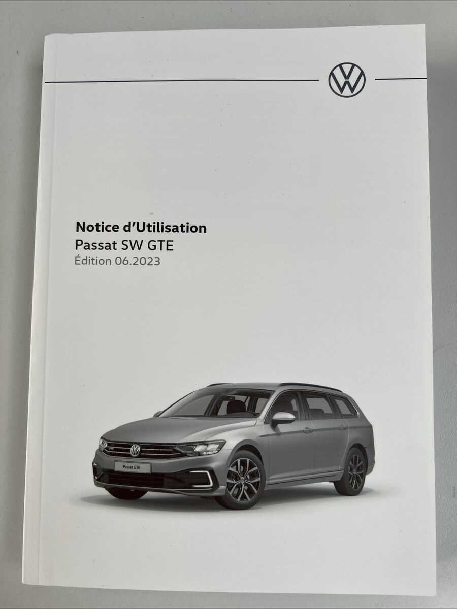 manuel dutilisation volkswagen passat b8