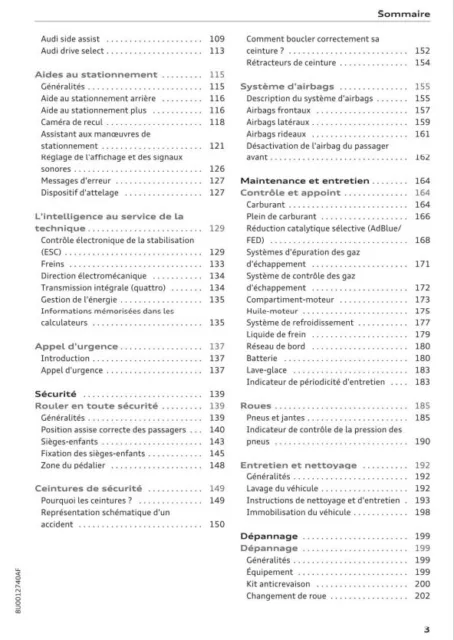 audi q3 manuel dutilisation francais