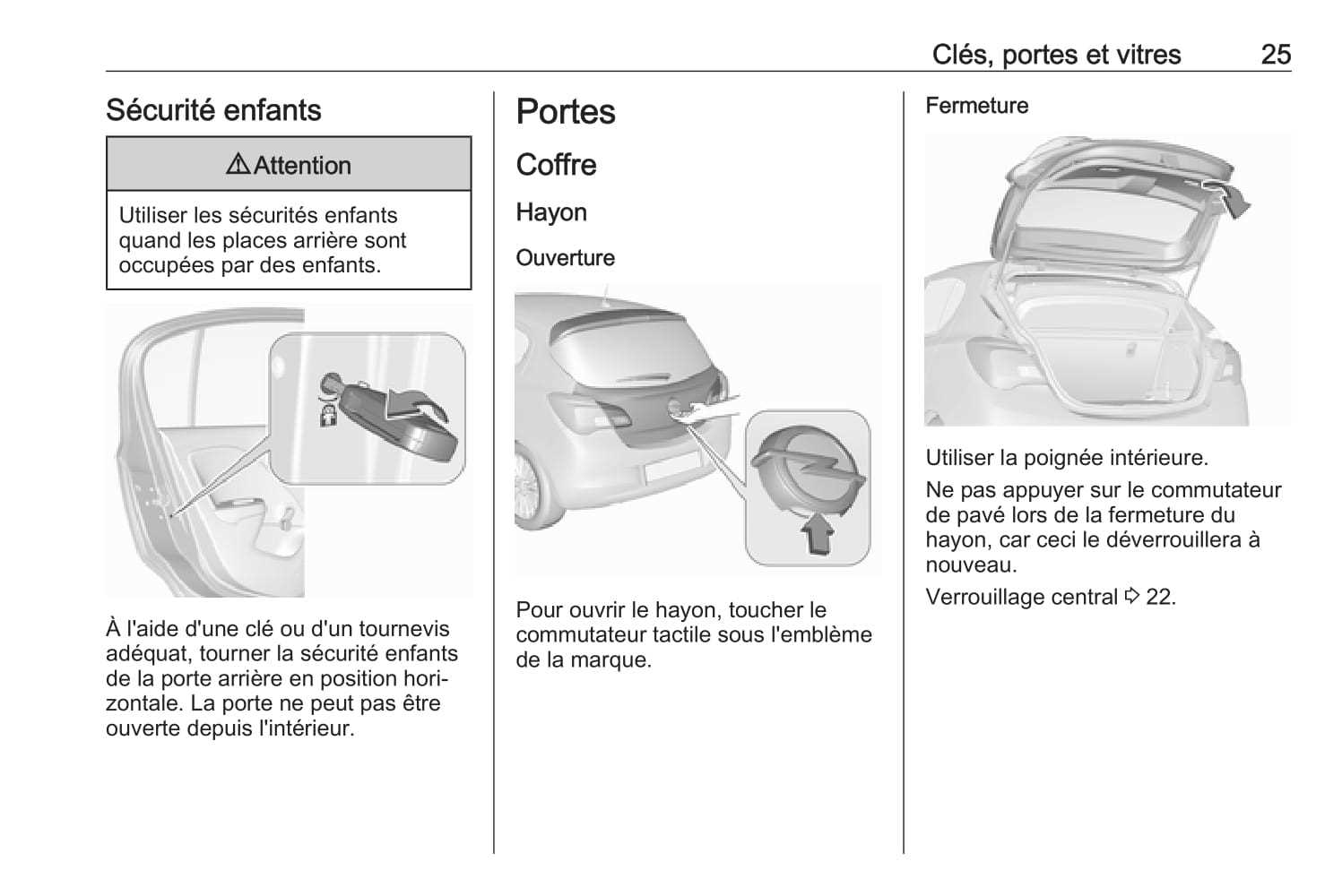 opel corsa manuel dutilisation