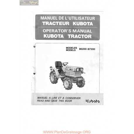 manuel utilisateur kubota