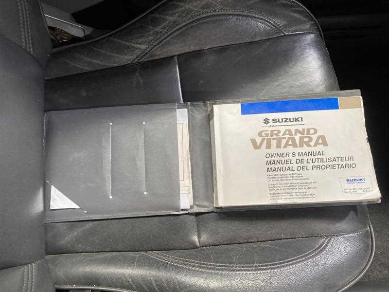 manuel utilisateur suzuki vitara