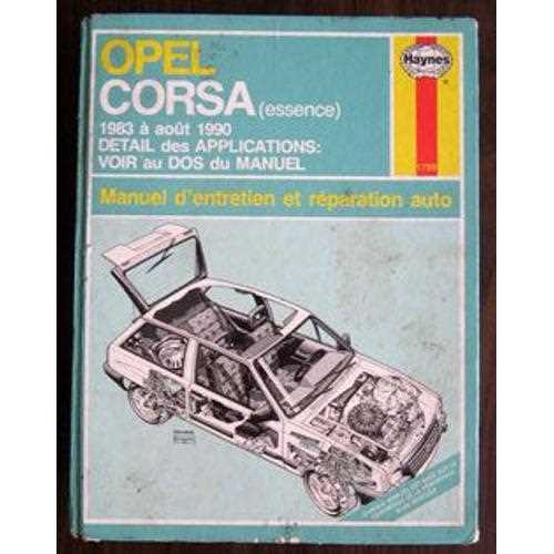 opel corsa manuel dutilisation