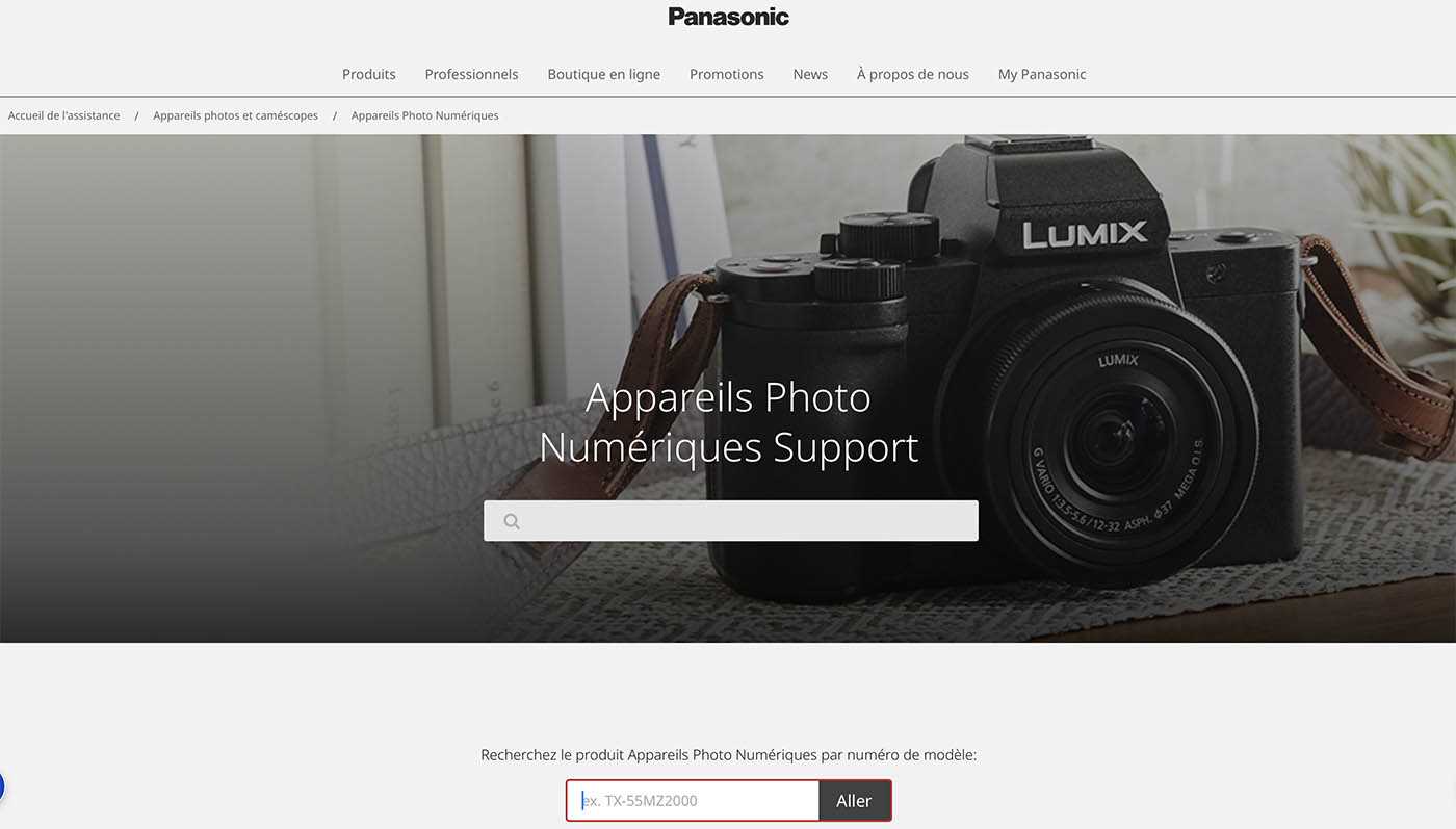panasonic manuel utilisation