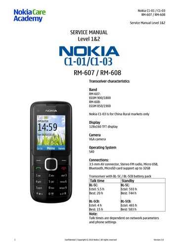 nokia c1 01 manuel dutilisation