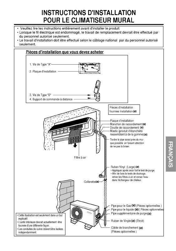 manuel dutilisation climatiseur lg