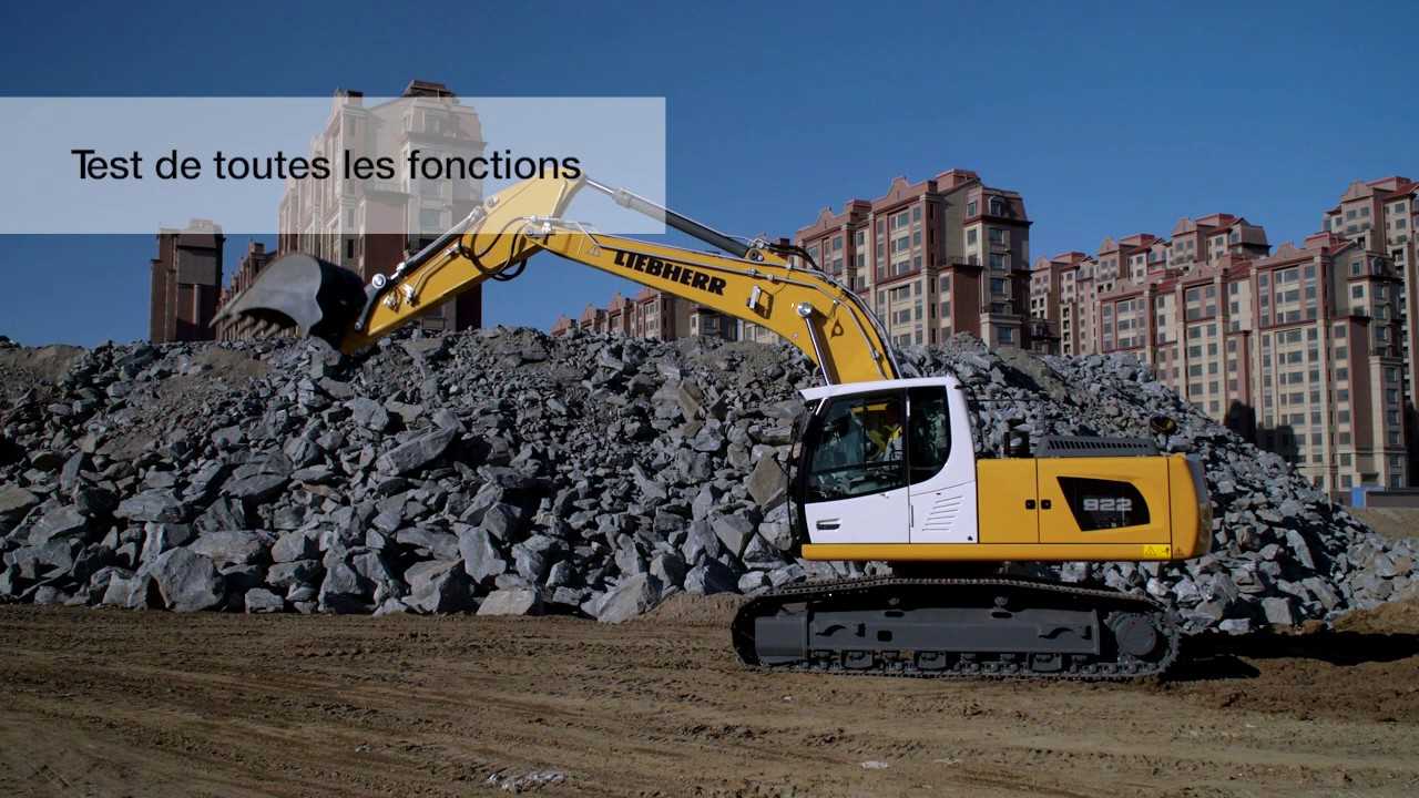 manuel dutilisation pelle liebherr