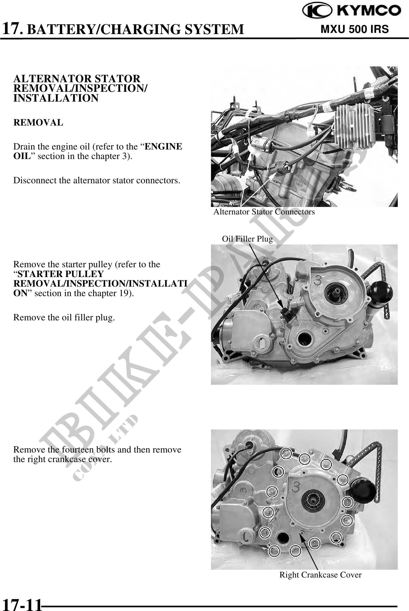 manuel dutilisation kymco mxu 500