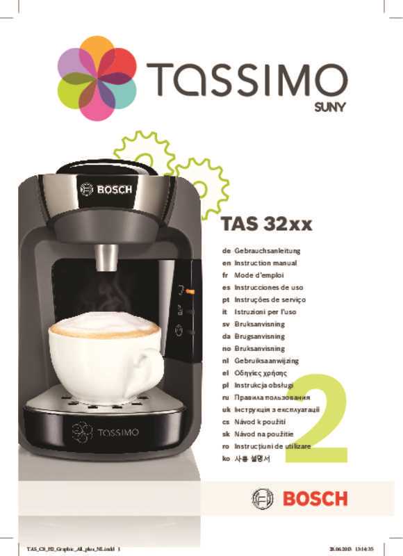 tassimo manuel utilisation