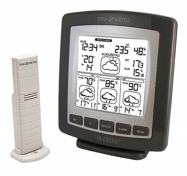 manuel d utilisation de la station météo wd 2000