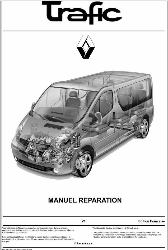 manuel dutilisation renault trafic 3