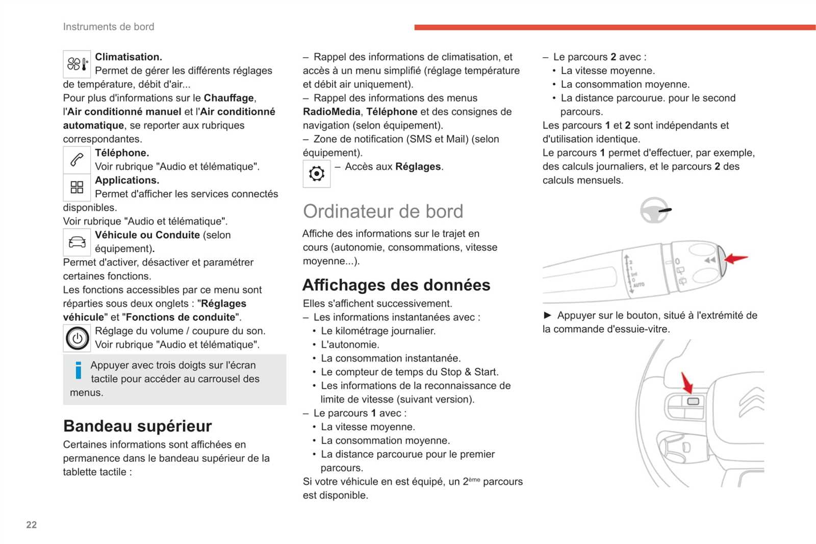 manuel utilisation c3 aircross