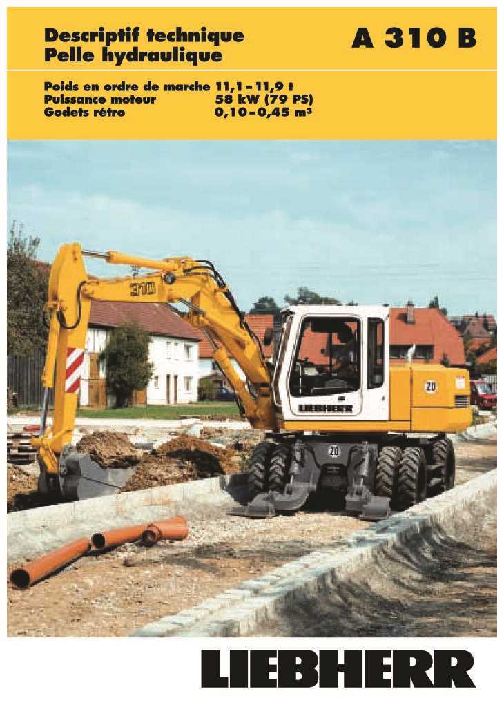 manuel dutilisation pelle liebherr