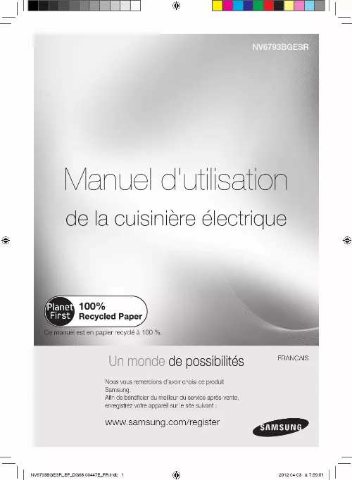 manuel dutilisation four samsung
