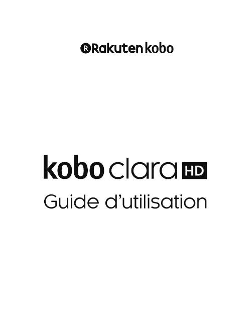 kobo clara hd manuel dutilisation