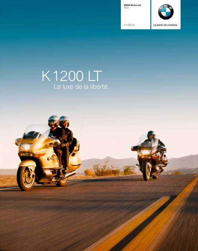 manuel dutilisation bmw k1200lt
