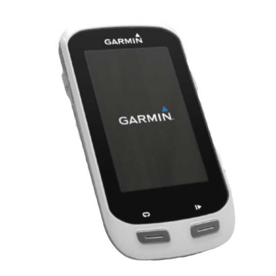 manuel dutilisation garmin edge explore