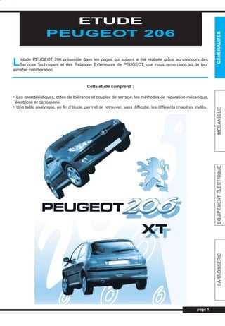 manuel dutilisation peugeot 206 plus