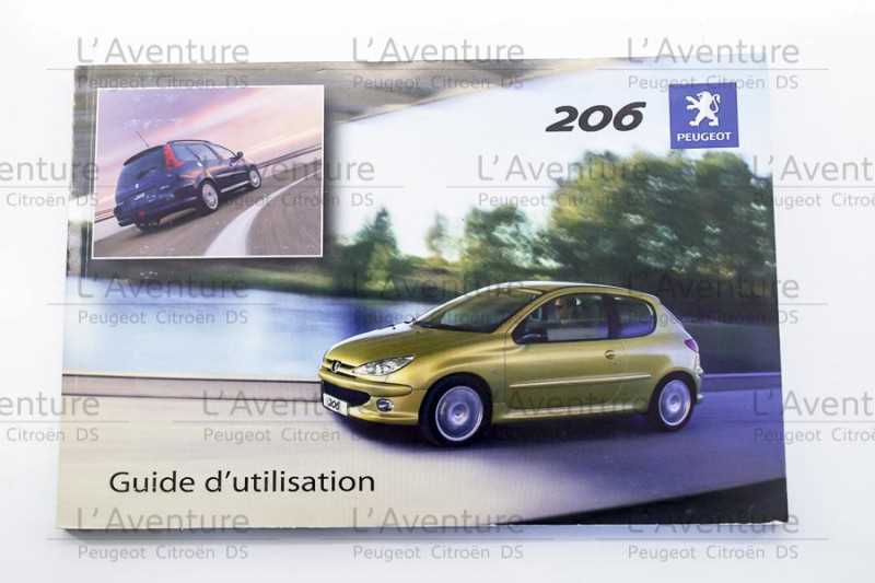 manuel dutilisation peugeot 206