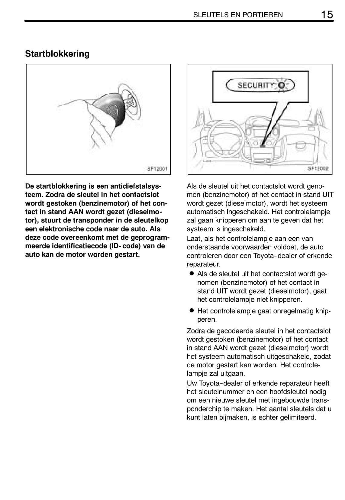 manuel dutilisation toyota yaris 2004