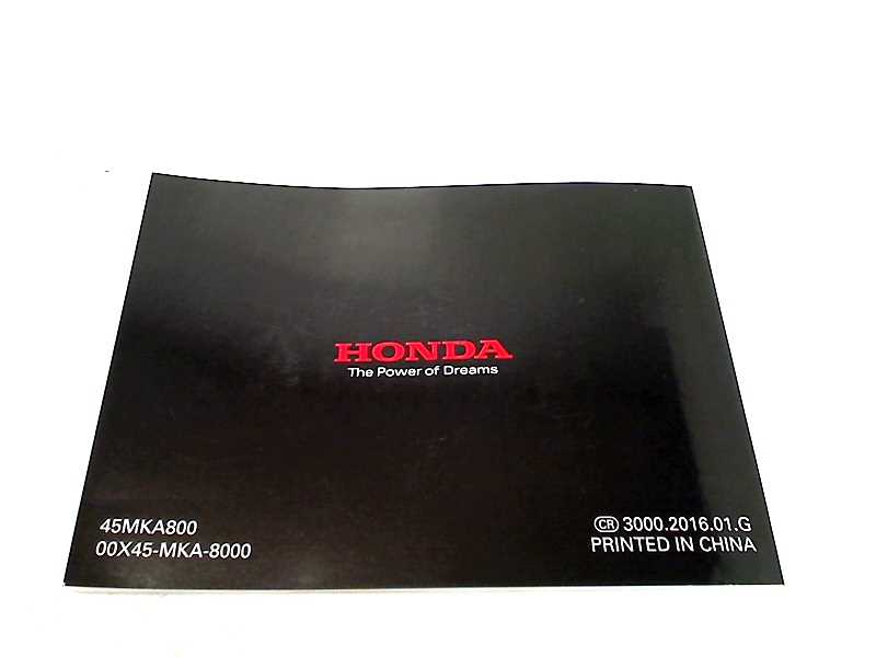 manuel utilisateur honda nc750x