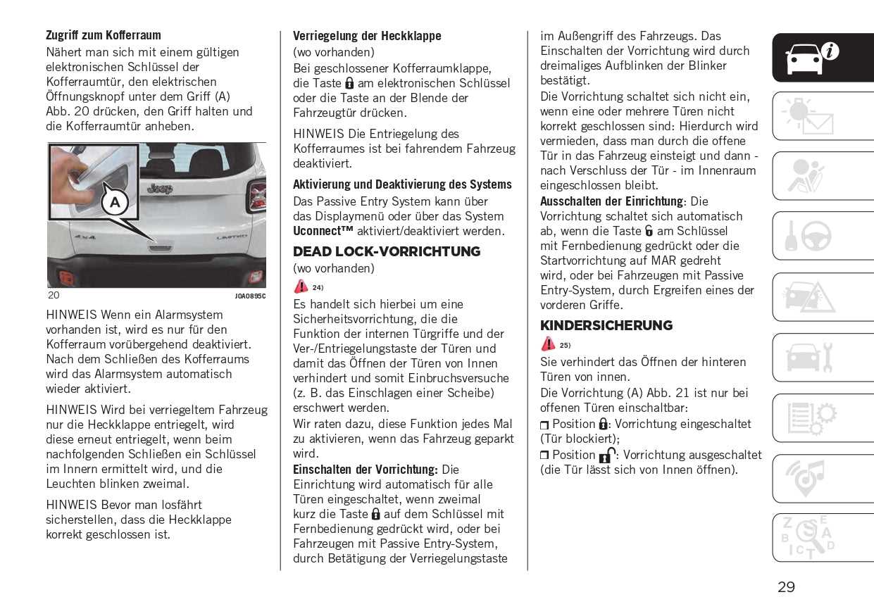 manuel utilisation jeep renegade