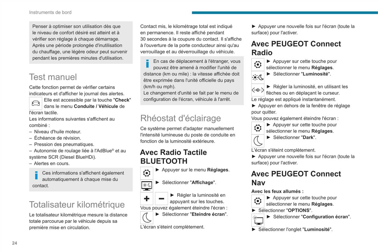 manuel utilisation nouvelle peugeot 208