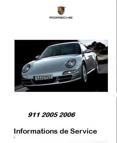 manuel utilisation porsche 997