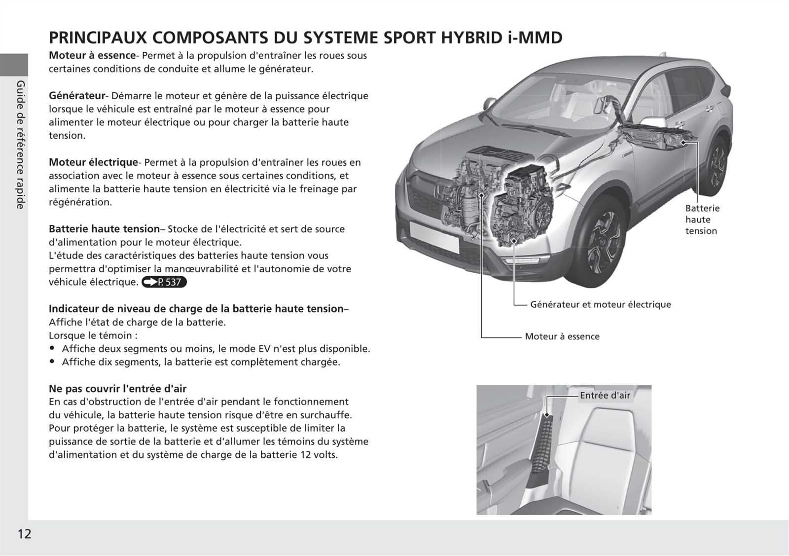 honda cr v manuel dutilisation