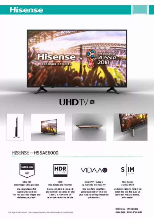 manuel dutilisation tv hisense