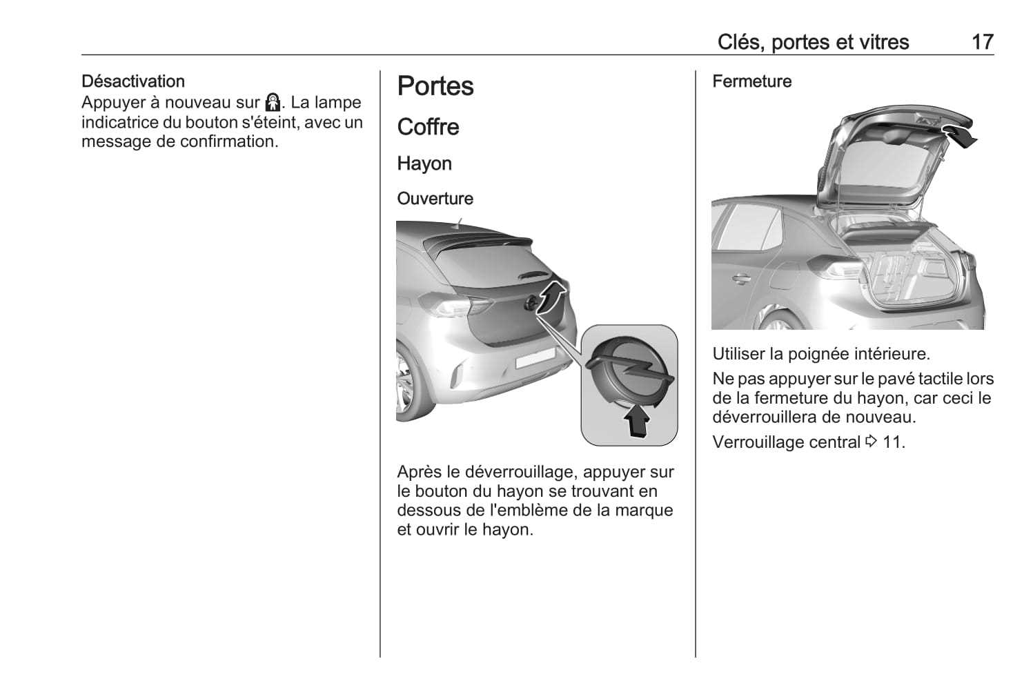 opel corsa manuel dutilisation