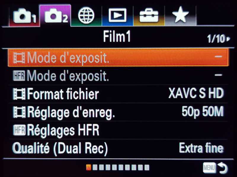sony rx10 iv manuel dutilisation avancé