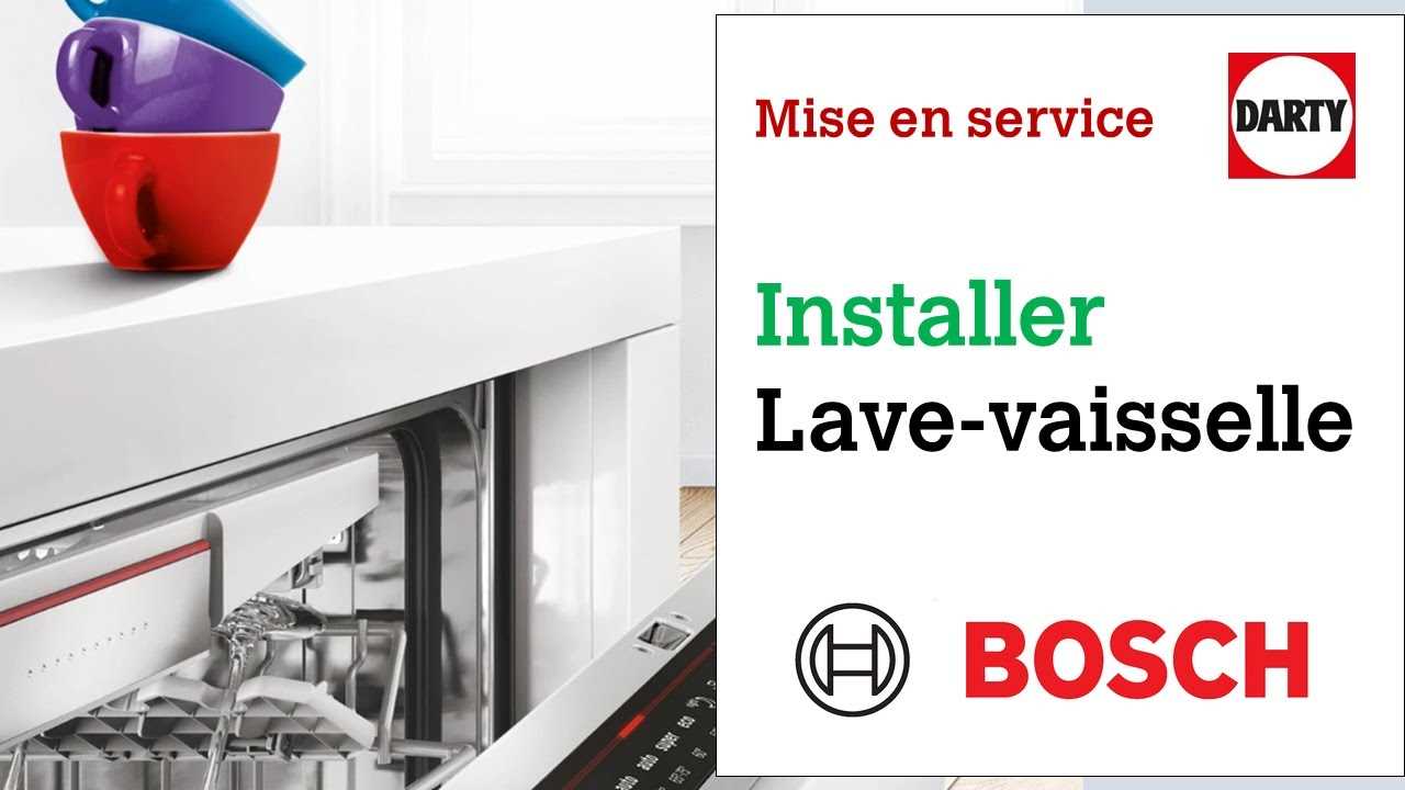 bosch lave vaisselle manuel utilisation