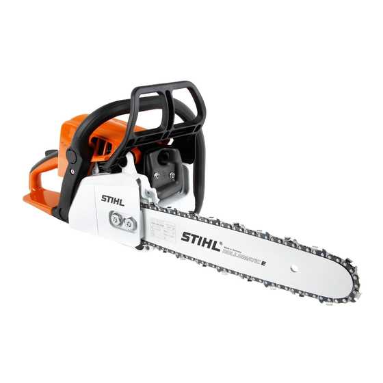 manuel utilisation tronconneuse stihl