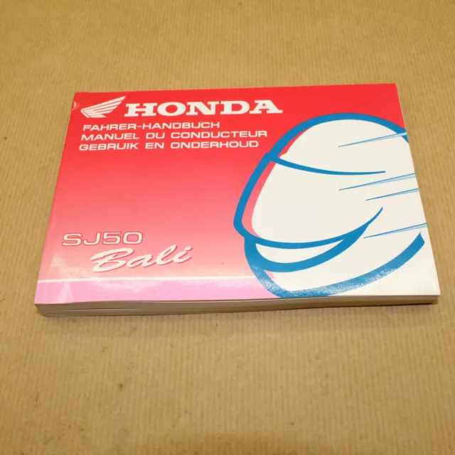 honda manuel utilisateur moto