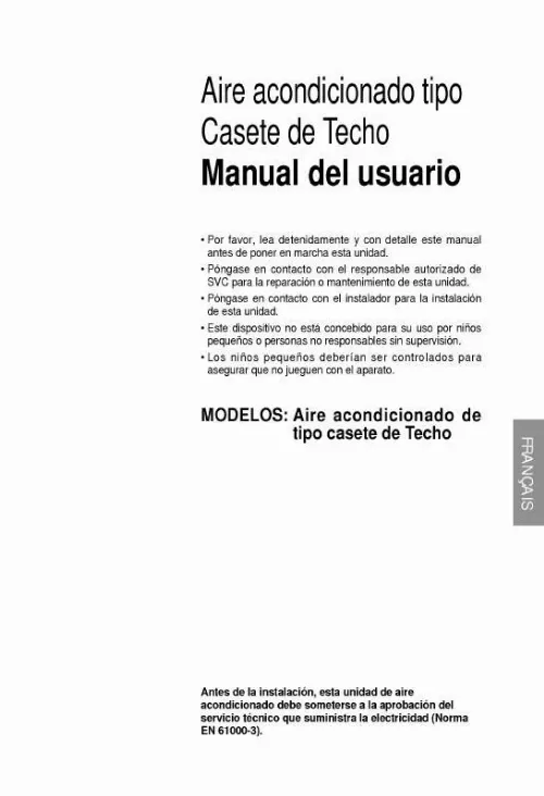 manuel dutilisation climatiseur lg