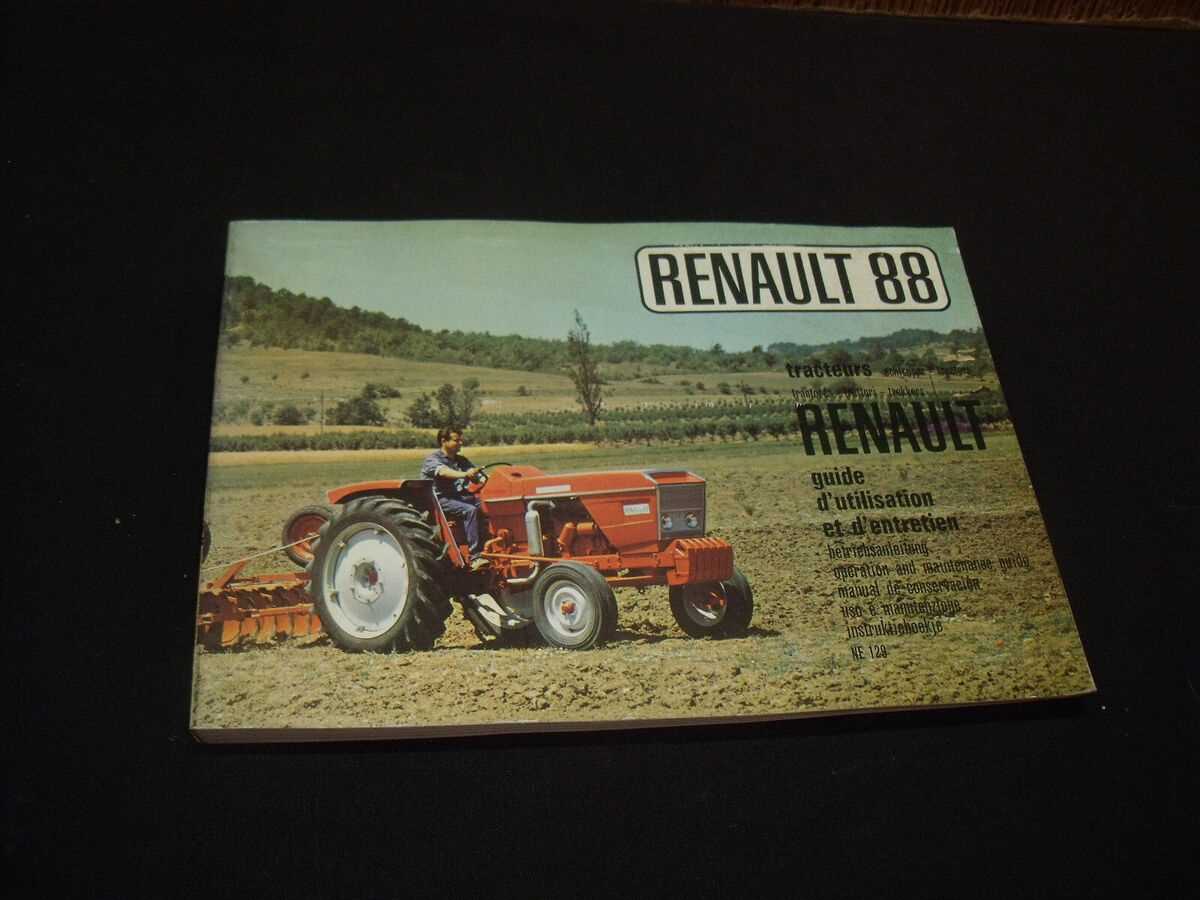 manuel utilisation tracteur renault 651