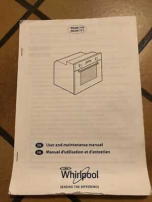 four whirlpool manuel utilisation