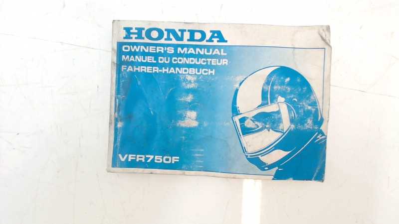 honda manuel utilisateur moto