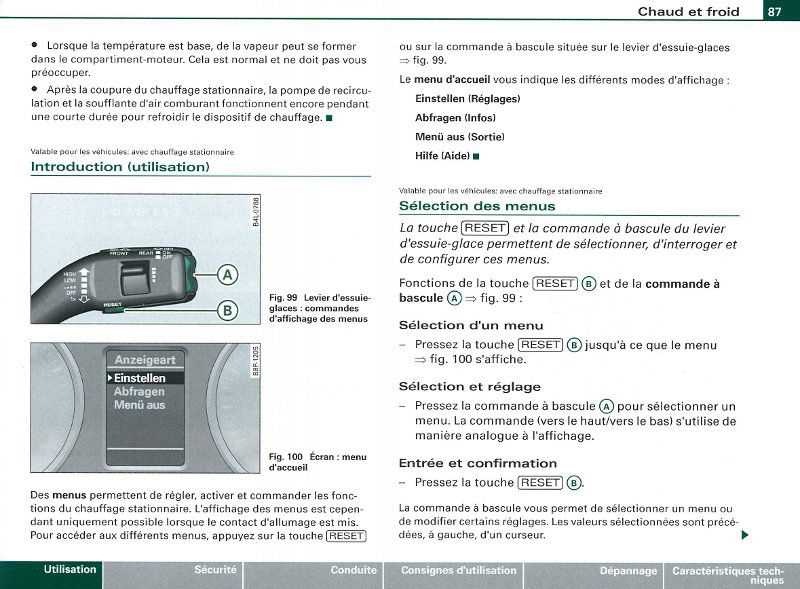 manuel utilisation audi a3 sportback 2021