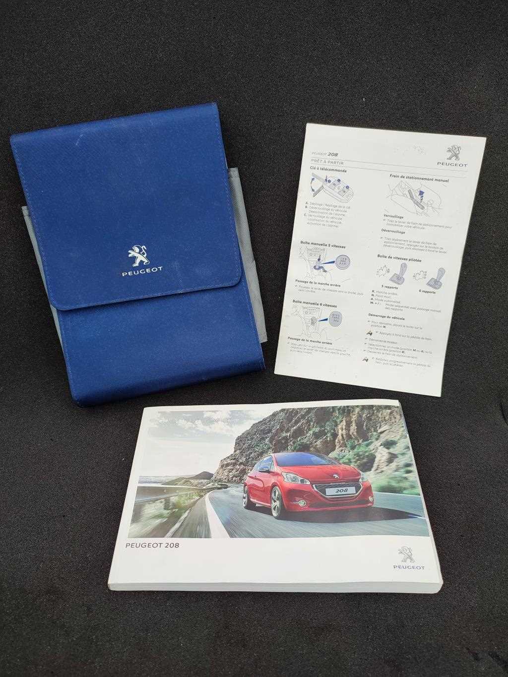 manuel utilisation nouvelle peugeot 208