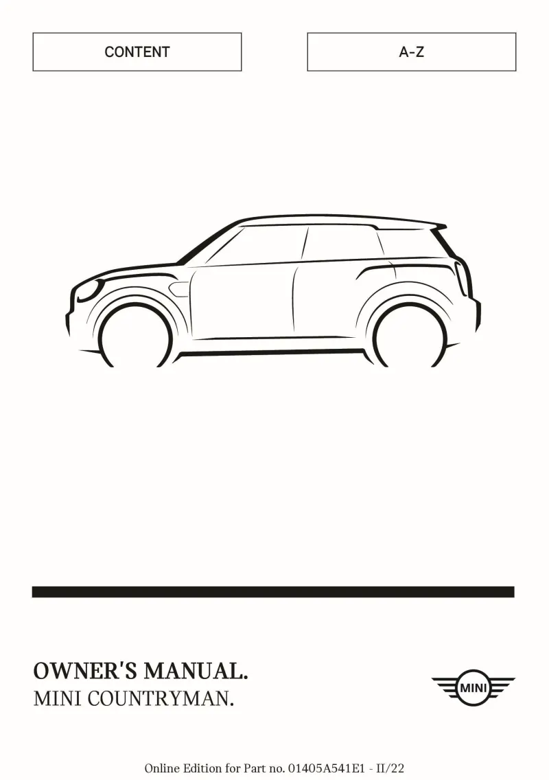 manuel d utilisation mini countryman