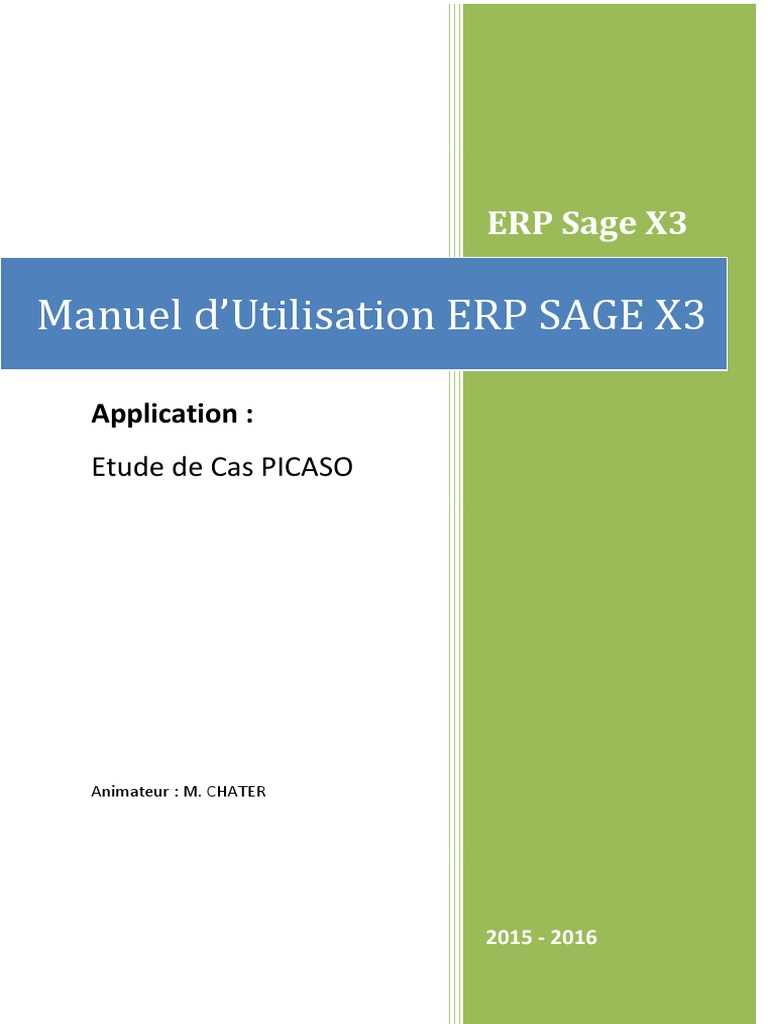 sage manuel dutilisation